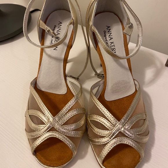 Werner Kern Mesh Suede Ballroom dance shoes - Picture 2 of 5